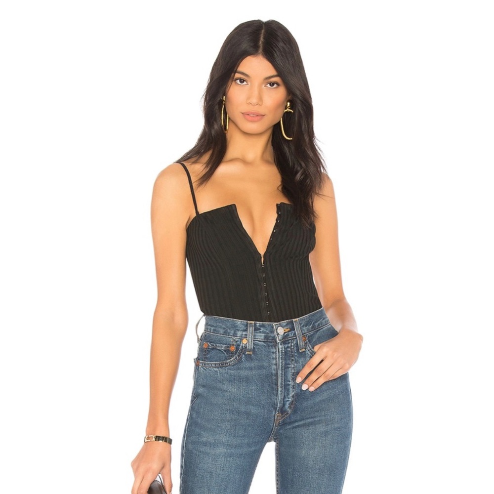 Revolve X Chrissy Teigen Corset Bodysuit